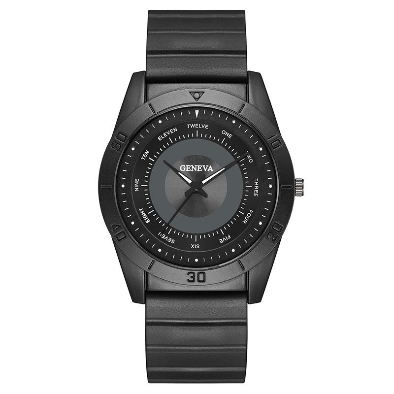 

Популярний новий модний чоловічий годинник чоловічий годинник чорний силіконовий ремінець чоловічий годинник білий