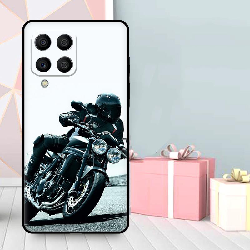 Motorcycle Motorbike Case For Samsung Galaxy M16 M31 M21 M13 M33 M53 M15 M35 M55 M36 M56 M12 M32 M52 M14 M34 M54