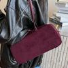 Niche Large-capacity Commuter Baguette Bag Suede 2025 Autumn New Retro Portable Temperament Shoulder Armpit Bag