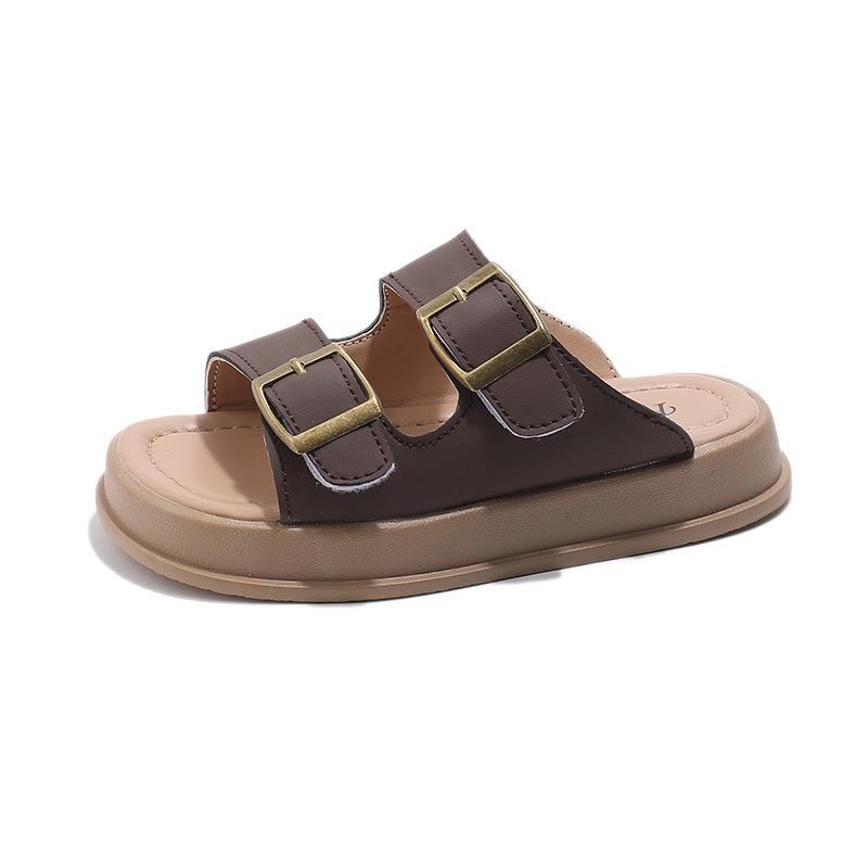 Kids Summer Retro Soft Sole Beach Shoes Unisex Middle Big Children Casual Water Friendly Outdoor Sandals