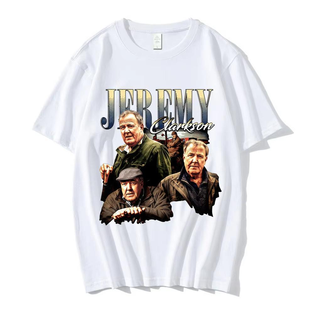 Jeremy Clarkson Graphic Tshirts Unisex Women Clothing Fashion Vintage Short Sleeves Oversized T Shirts Cotton Casual Tshirt Tops