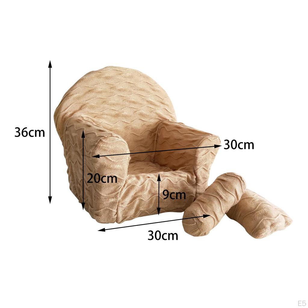 Baby Photography Sofa Decoration Cozy Armchair Cushion Pillow Set Photo Props for 3-6 Months