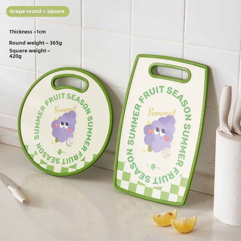 Kreatives Kinder-Doppelseitiges Lebensmittel-Kunststoff-Schneidebrett für Obst