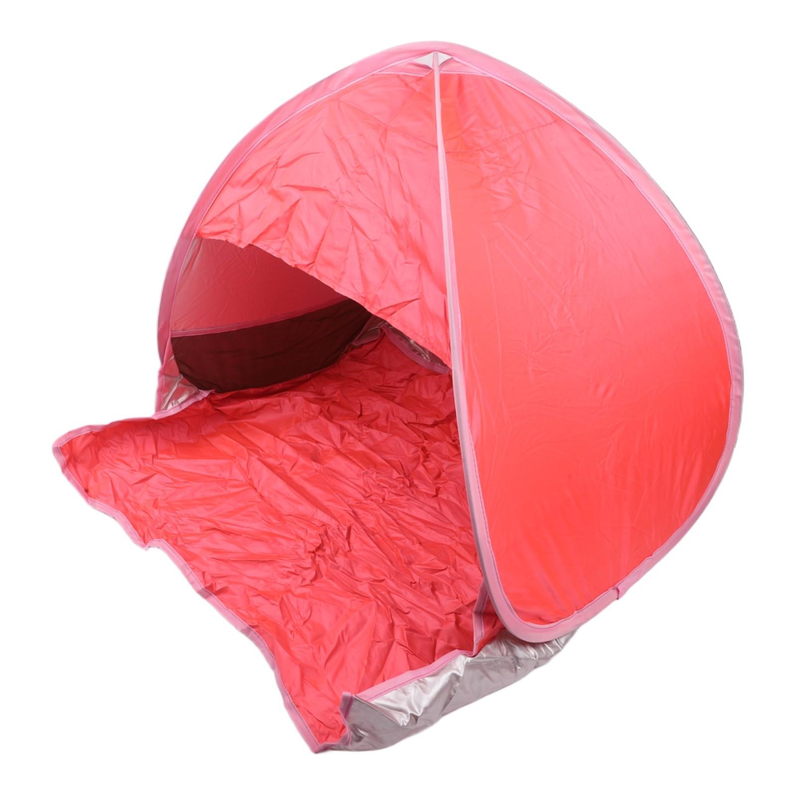 UV Blocking Up Pet Tent Perfectly Sized for Travel to For Beaches or Parks Carmine