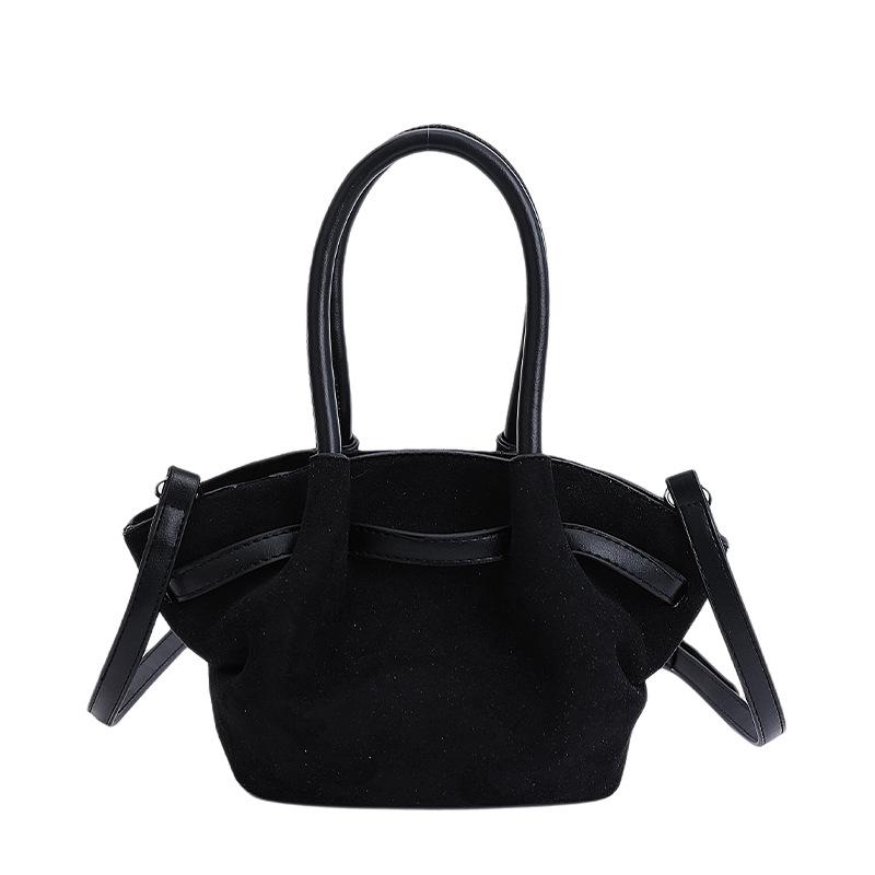 

New niche high-end dumpling bag women s fashion commuter shoulder armpit bag large capacity versatile handbag чорний
