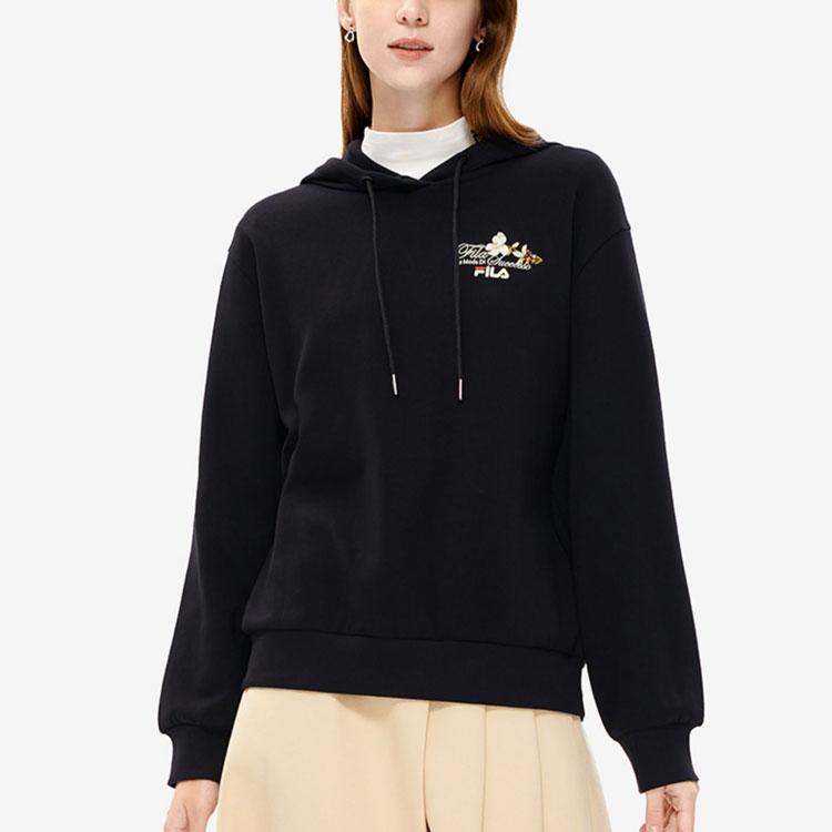 New FILA Sweatshirt Women's Jet Black F11W248215FBK