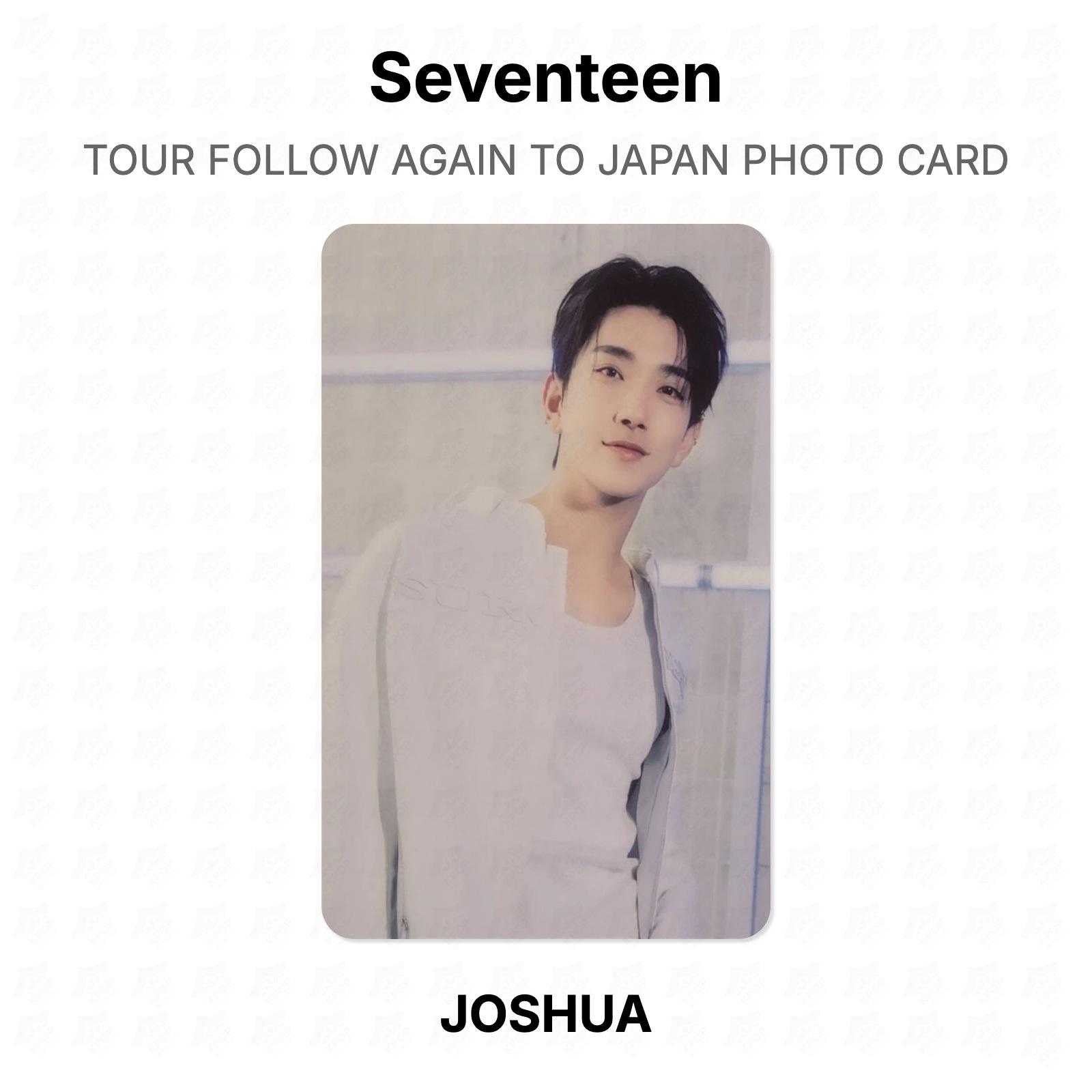 Seventeen TOUR FOLLOW AGAIN TO JAPAN PHOTO CARD Official Photocard JOSHUA
