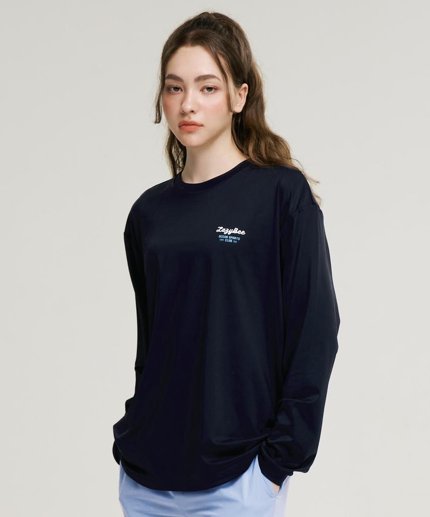 Leijibi Airfresh String Oversized Rash Guard Long Sleeve Women'S & Men'S Swimwear Mw (7 Colors) (A Type)