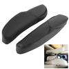 Car Seat Armrest Handle Cover Decor Trim Microfiber Leather Fit for Honda CRV 2010-2017Black