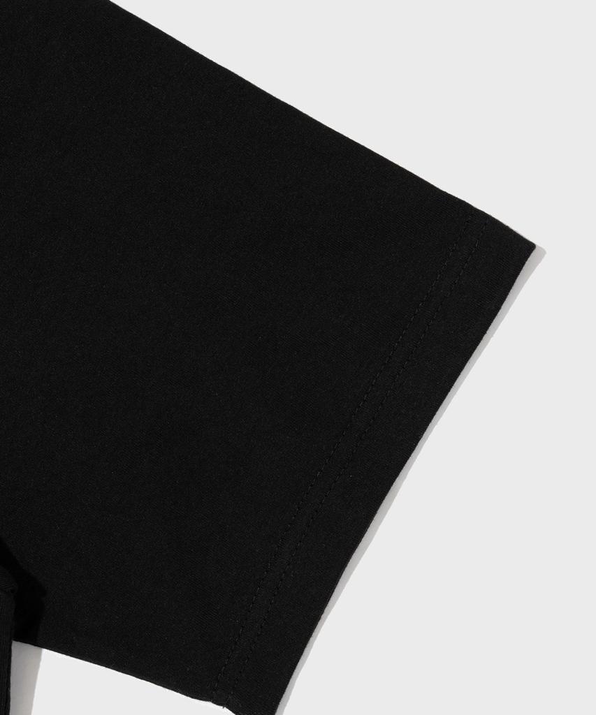 Wogseuaenko Lake Place Short Sleeve T-Shirt (Black)