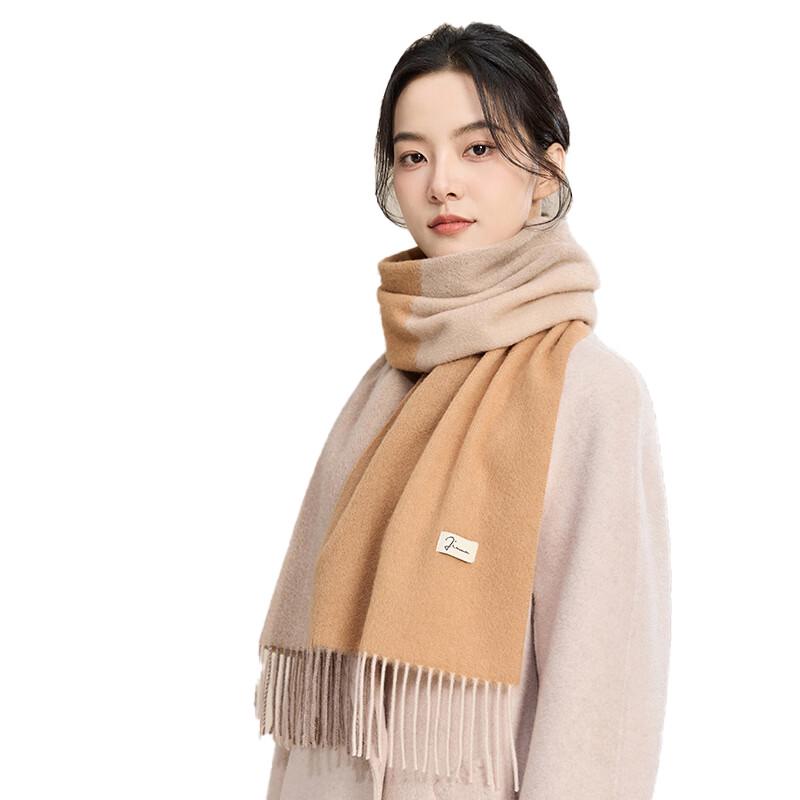 JIUMU Women's Pure Wool Winter Scarf & Shawl