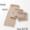Cachecol de Malha Trançada em Cashmere Unissex - Snood Grosso de Malha Torcida, Estilo Coreano para Outono/Inverno