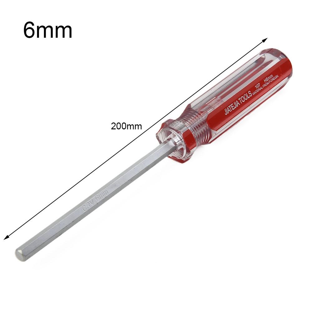 Models Hexagon Screwdriver Single Flat Head Hex Steel Toys
