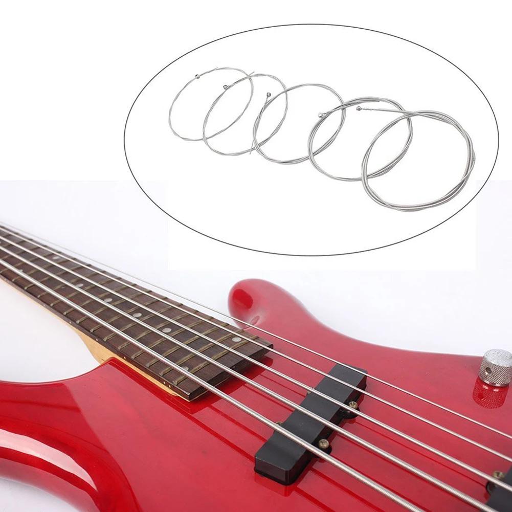 5-string Bass Instrument String Professional Steel Guitar Strings Replacement Gift for Guitar Beginners Musical Instrument Parts