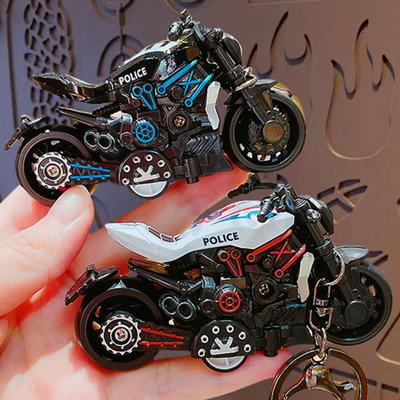 Keychain Pendant Motorbike Charm Alloy Anti-Detachable Hook Keyring Backpack Accessory Decompression Tool