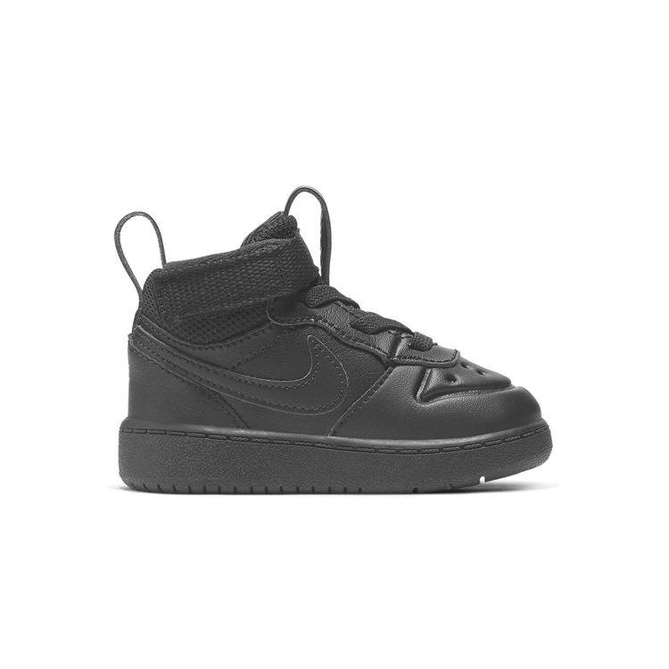 Nike Court Borough Mid 2 Boot High top Toddler Shoes Black Infant And Toddler BQ5445-001
