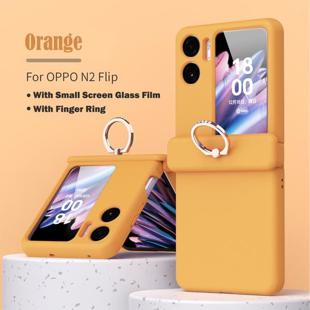 Hinge Protective Ring Funda For Oppo Find N2 Flip Case For Oppo Find N2 Flip 5g Hinge Case Protection Heavy Armor Full Cover