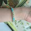 Traditional Flower Bangle Colorful Women's Hand Bracelet Vintage Cloisonne Bangle  Jewelry Gifts
