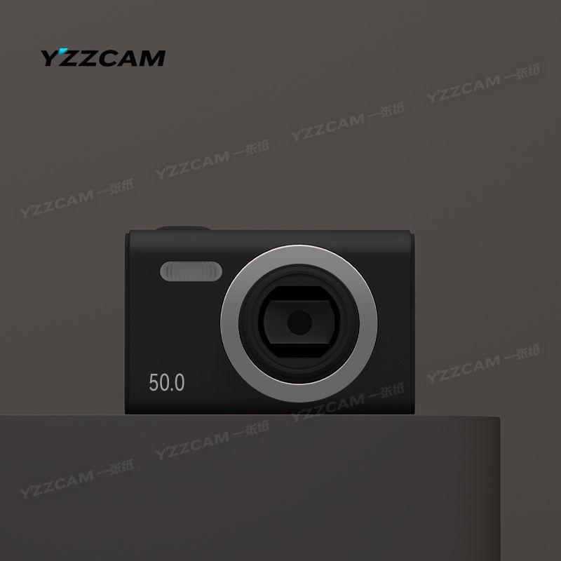 

2K High-Pixel Flip-Up Selfie Student Camcorder - Digital HD Retro CCD Camera for Travel & Campus