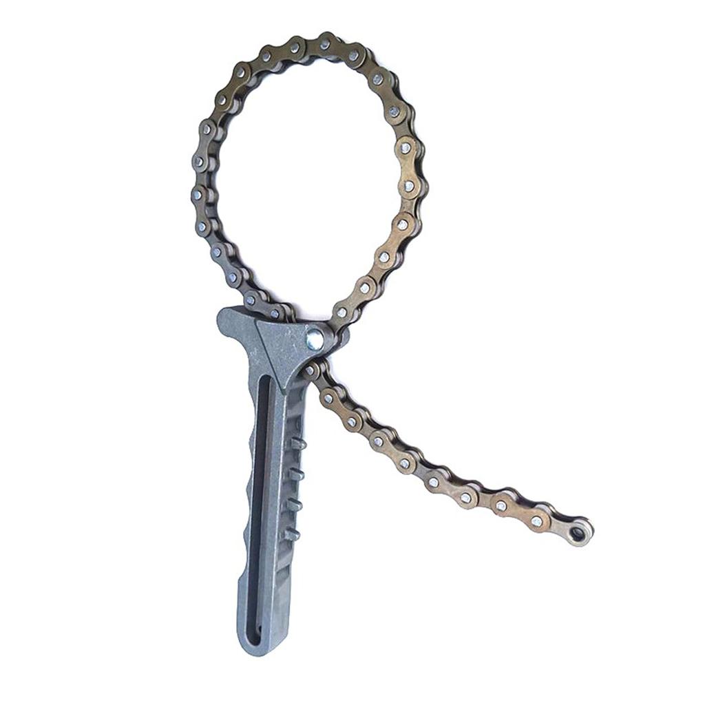 Plier Remover Oil Chain Wrench for Automobile Engine Utility Torque Chain Wrench Grip Spanner Oil Filters Remover Tool