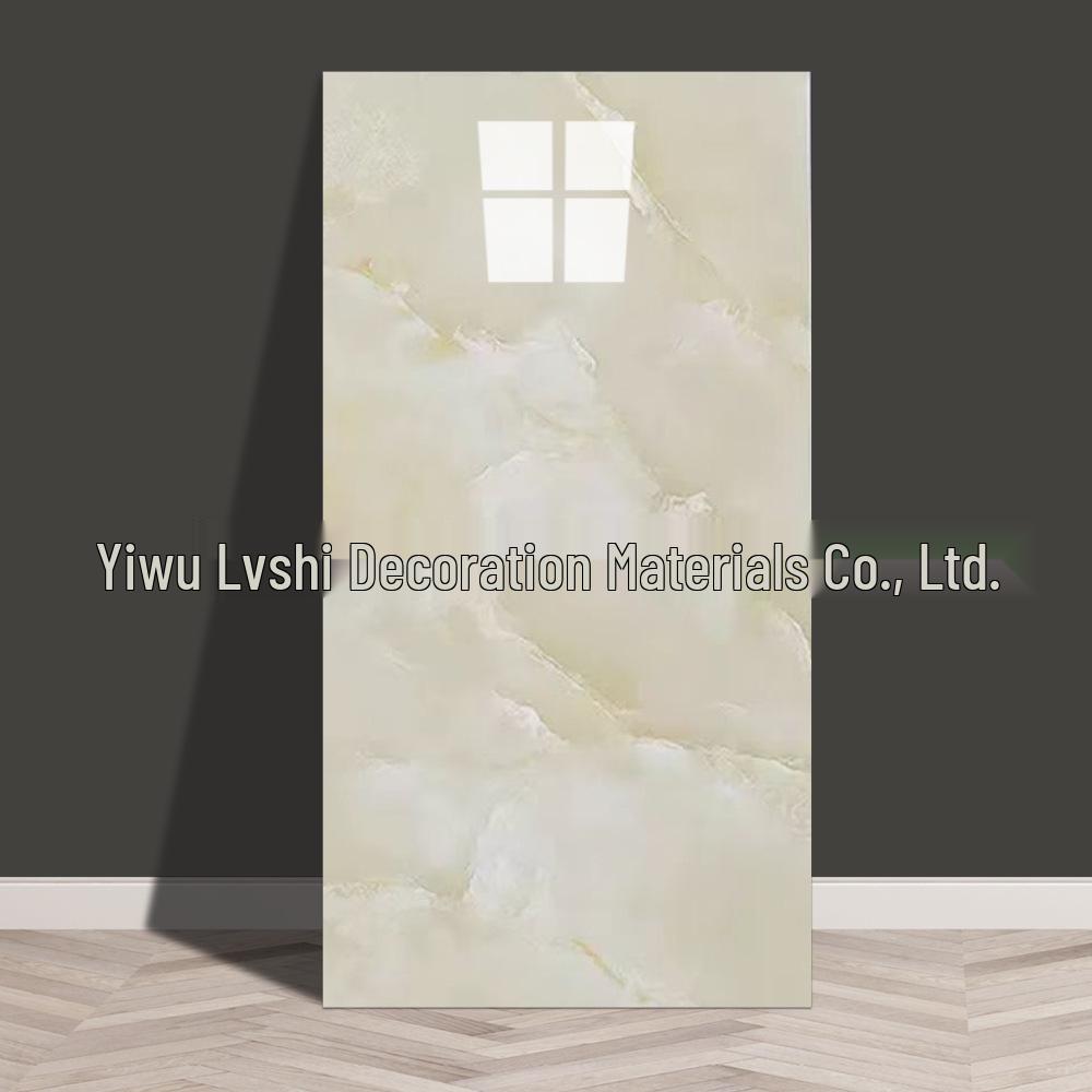Self-Adhesive Marble Tile Wall Stickers, Aluminum Plastic Panels for Living Room Decoration