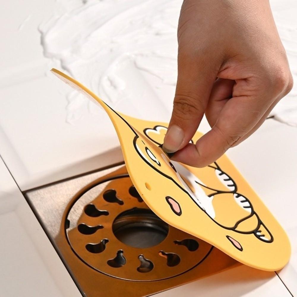 2PCS/SET 2 In 1 Floor Hair Catcher Anti Back-flow Bathroom Floor Drain Drain Cover  Drain Protection