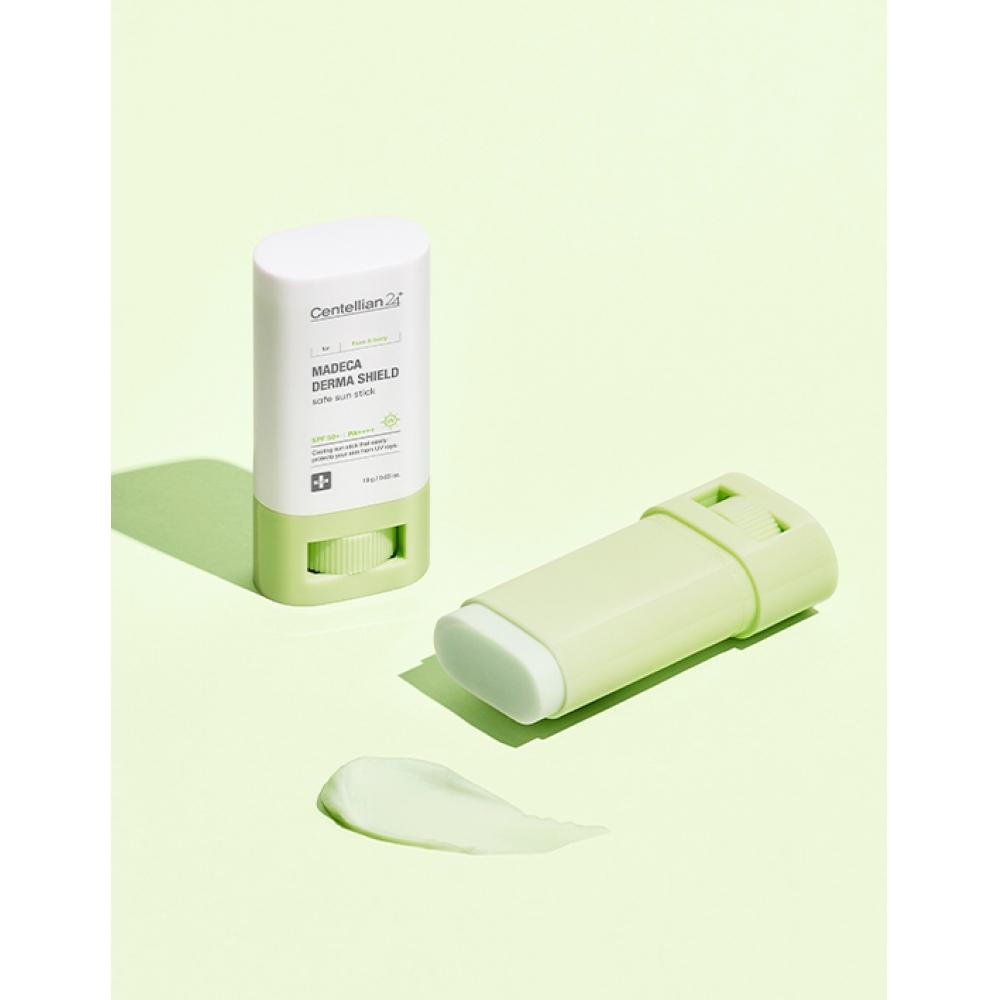 Dongkuwa Pharmaceutical Centelian 24 Madeca Derma Shield Safe Sun Stick 18g