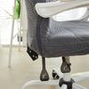 Computer Office Chair Cover Leaves Jacquard Elastic Chairs Slipcovers Stretch Gaming Armchair Seat Covers Office Study Room 1PC