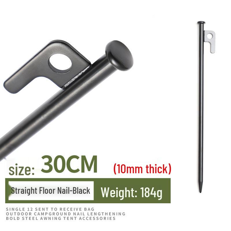 10mm Heavy-Duty Outdoor Camping Ground Stakes for Tents and Tarps