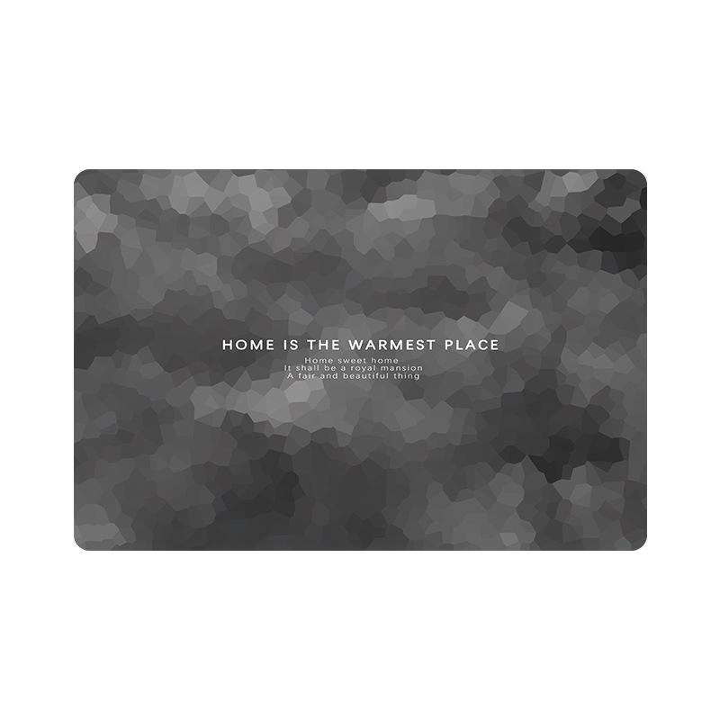 Water-absorbing and Quickdrying Diatom Mud Bathroom Floor Mat Drywet Separation Antislip Wearresistant Foot Mat Toilet Entry Water Control Special Mat