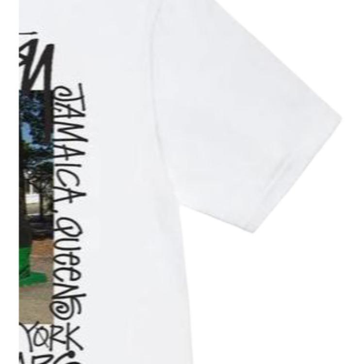 Stussy x Denim Tears Farmers Blvd Tee 'White' Men's 3903832