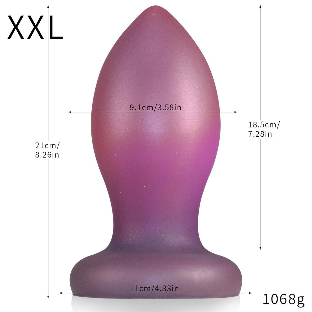 Super Sized Silicone Anal Plug  Strong Suction Cup  Dildo  Male and Female Flirtation  Anal Dilator  Adult Masturbator  Erotic SM