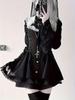 European Size Lolita Flare Sleeve Waist-Cinching Dress Set for Women