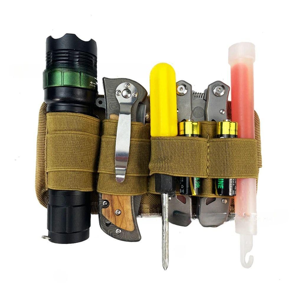 Black/Green/Brown Inner Separation Holder Module Storage Bag Panel Pouch EDC Tool  Camping Hiking