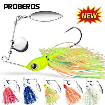 Bearded Lao Lure Bait 10G 14G Tassel Glitter Anti Hanging Bottom Lure Fake Bait Biomimetic Bait Spinnerbait