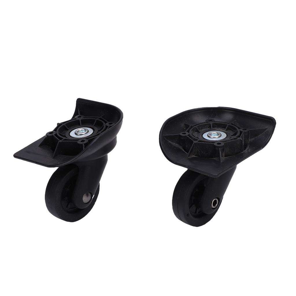 2pcs Suitcase Wheels Replacement for Z94 Mute Shock Absorption ABS Universal Rotation Casters Spare Parts
