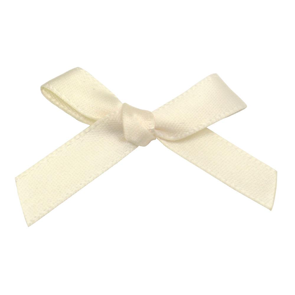 

Высококачественная полиэстеровая лента-бантик 1 см, нижнее белье, нижнее белье, аксессуары для одежды, цветочные аксессуары JD-DD-Bow- Beige