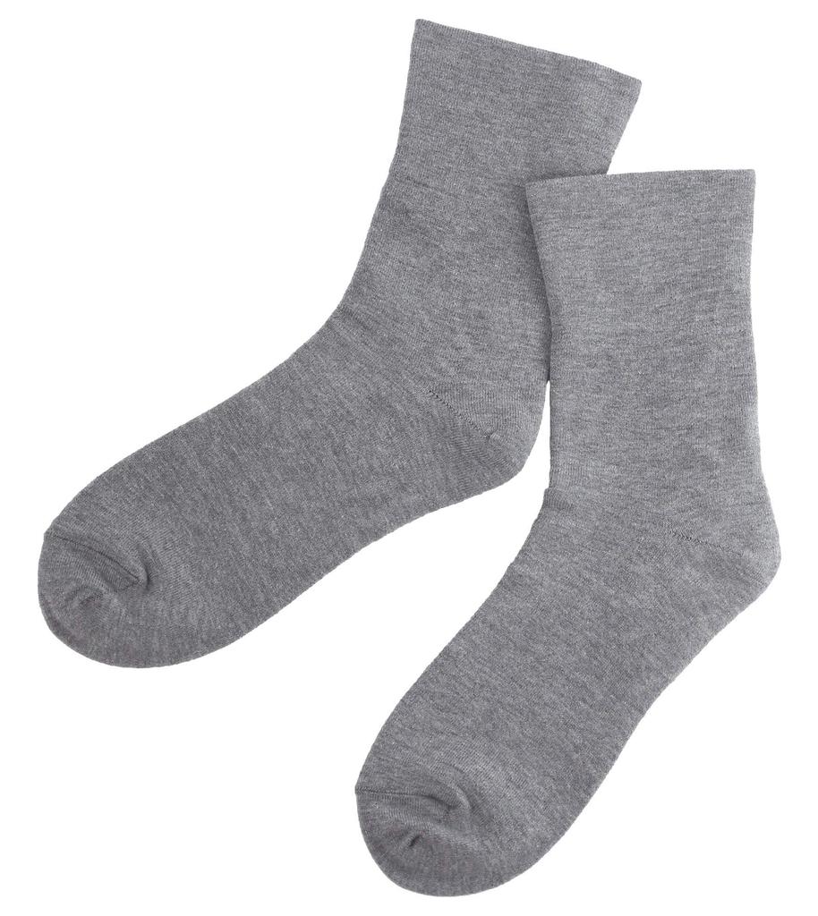 Yamachu Onmusubi Foot Sheet Plain Sizes Loose Soft Socks 236653 Socks, Comfortable, Non-Constricting (Moisturizing Included, Gray, 22-24cm), Fit,