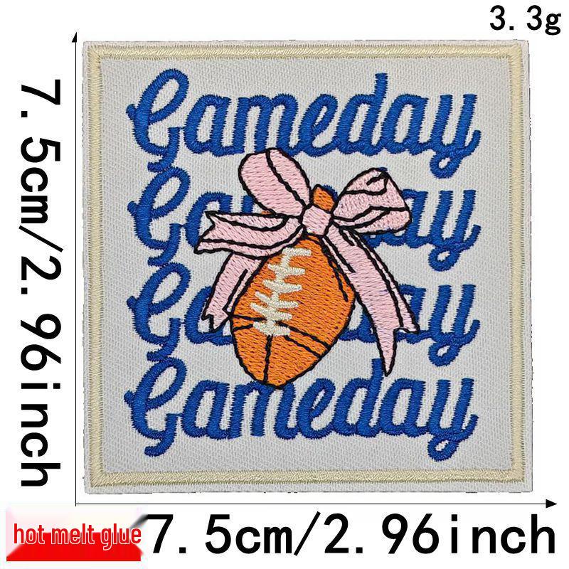 Liteon Cross-Border Alphabet Planet Embroidery Patch for Clothing & Accessories.