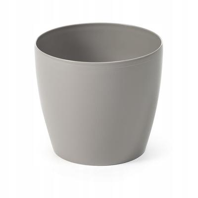 Flowerpot with Plastic Cover, Taupe, 13.5 Cm, Magnolia
