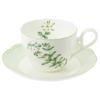 Noritake English Herbs Cup Saucer Both Coffee and Bone & (for Tea), 250cc, Microwave-Safe, Thyme, China, T97887/4942