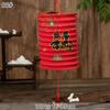 10/12Pcs Chinese Style Traditional Mid-Autumn Festival Hanging Paper Lantern Organ Design Spring Festival Decor New Year Lantern