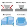 Silicone Pad Closing Door Shock Stickers Absorber Car Door Stickers Buffer Gasket Anti-collision