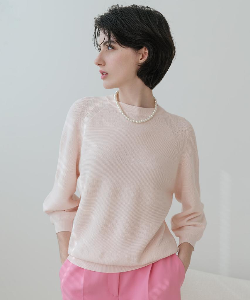 Baseukala Raglan Round Neck Capri Knitwear (6Colors)