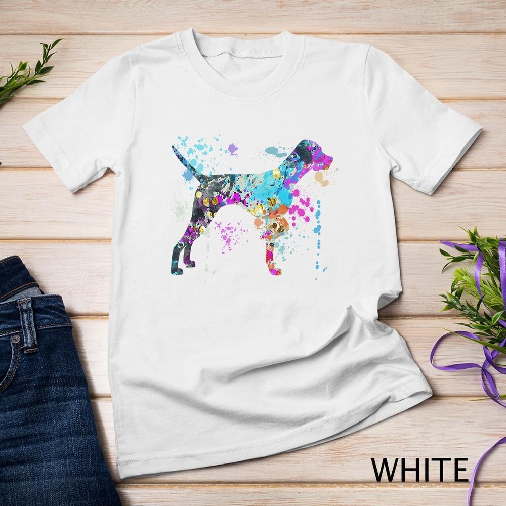 

Colorful German Shorthaired Pointer Dog Lover Unisex T-shirt 2XL