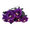 Sztuczna Róża Realistyczna Dekoracyjna Giętka Sztuczny Kwiat z Główką Czaszki na Imprezę Halloweenową