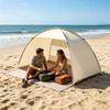 Beach Tent Sun Shelter Portable Easy Setup Anti-UV Shade Tent Beach For 3-4 Person Outdoor Camping Garden Family Picnic Fishing