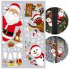 Christmas Window Stickers Glass Large Sheet Decorations Christmas