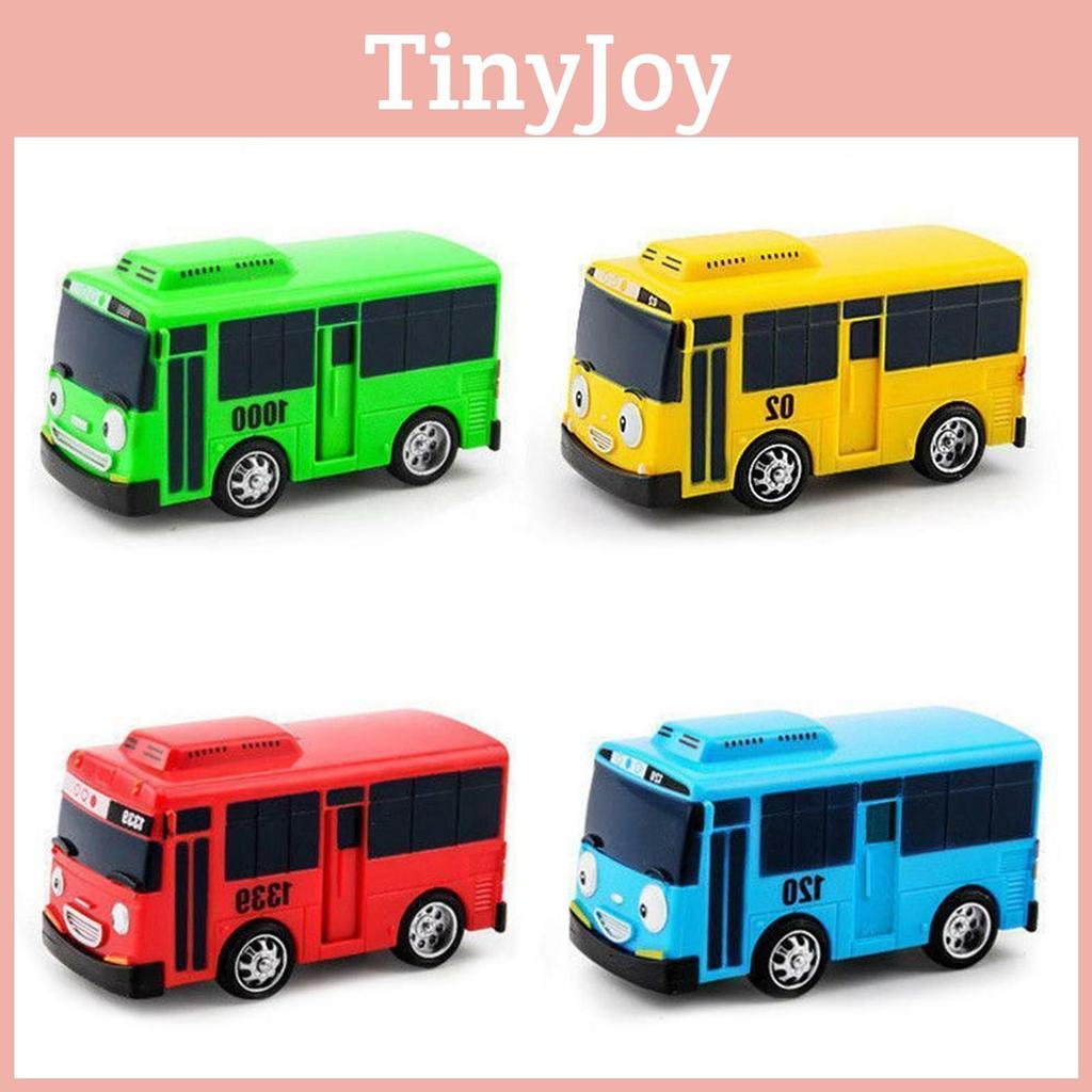 High-quality Mini Bus In Nine Colors With Working Doors Educational Toy Set