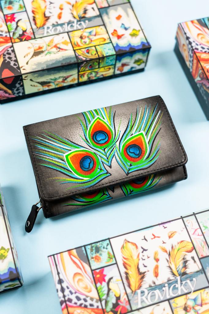 Women's leather wallet R-N0493-ART-22-7279